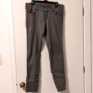 Grey denim pants